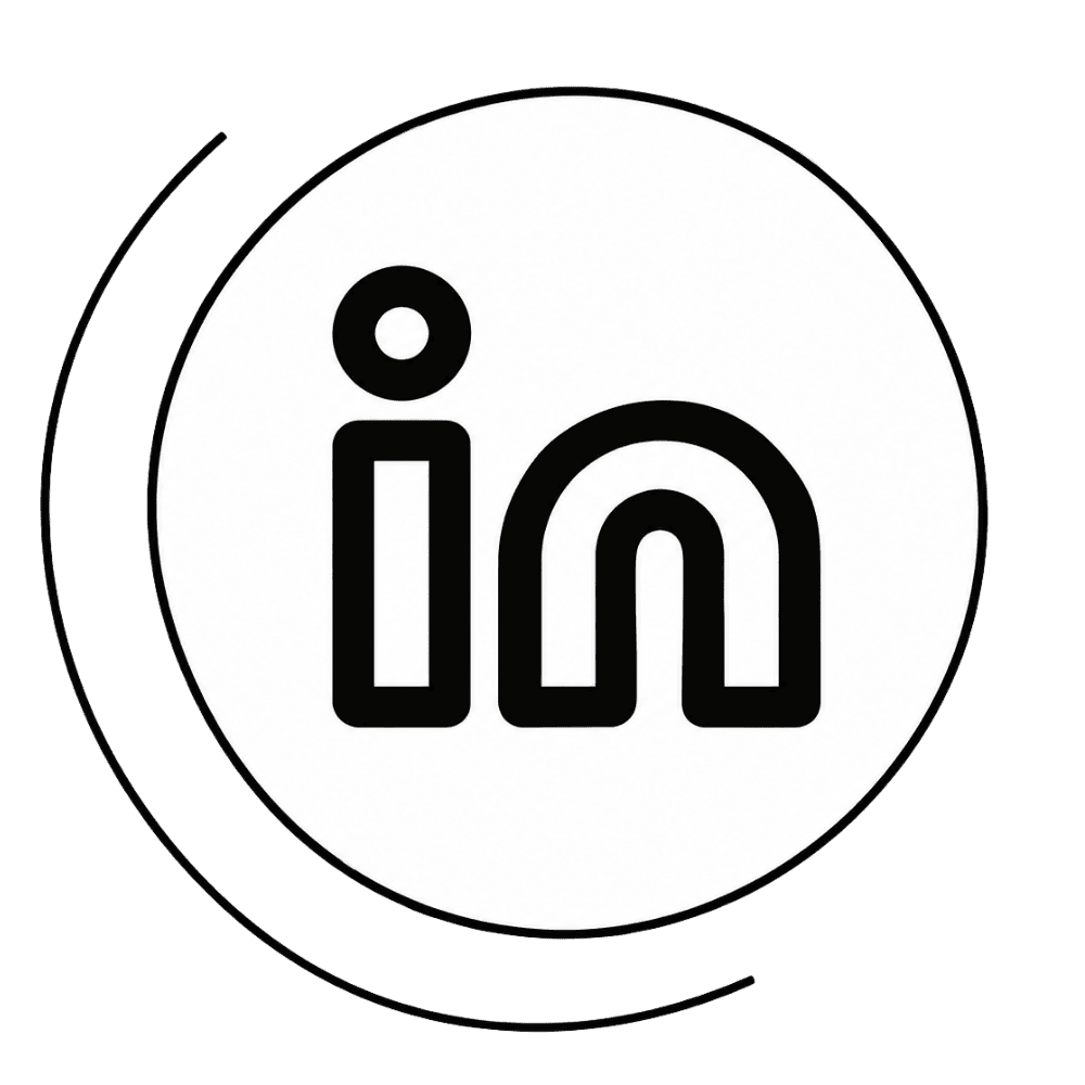 linkedin circle